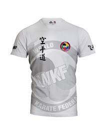 Maglietta Bianco Maniche Corte WKF