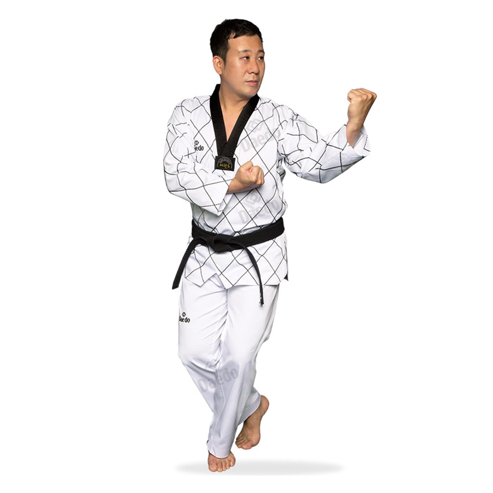 Dae Do Dobok Hapkido Master Rombi Nero (5° - 180cm)