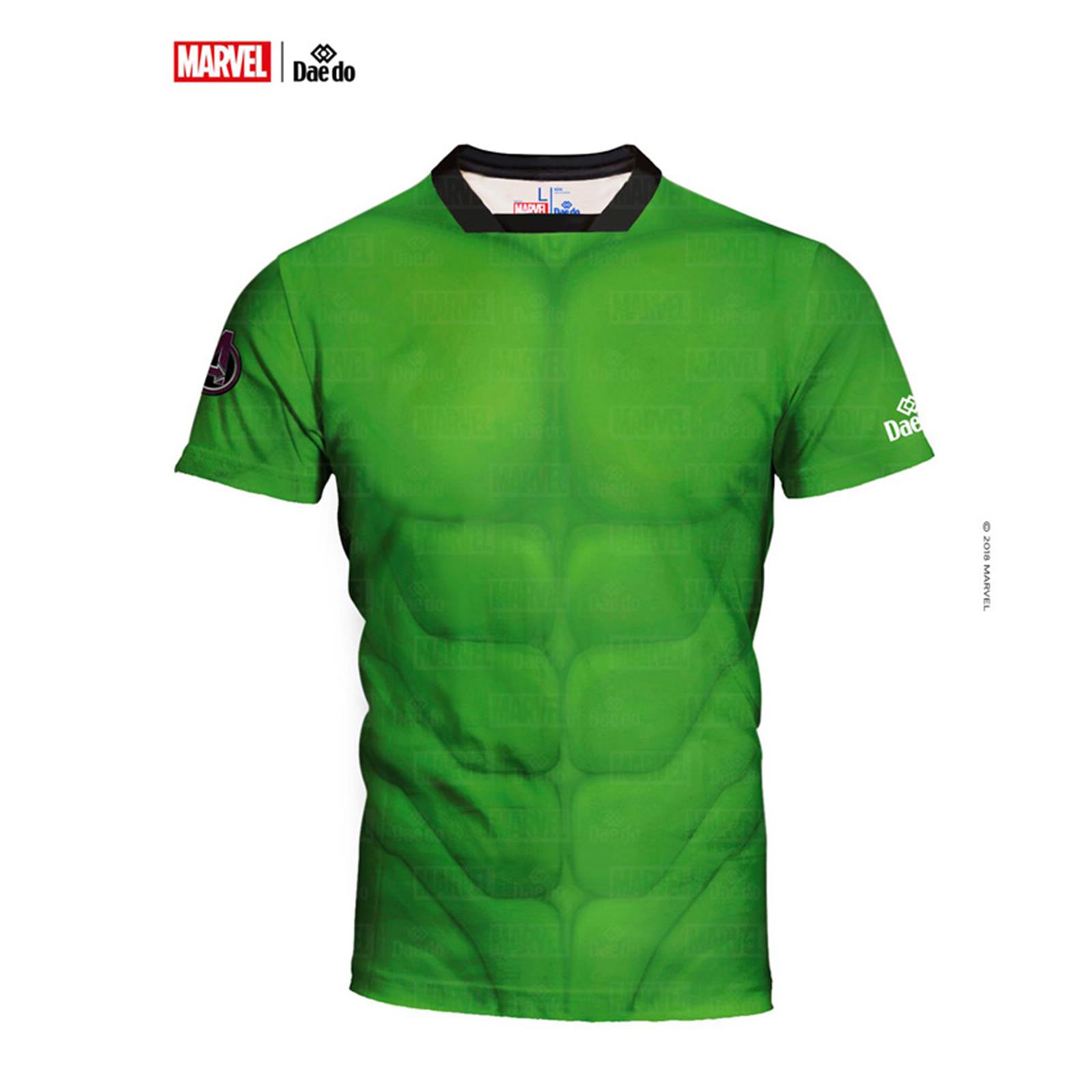 Dae Do Maglietta Hulk Full Print Slim Fit (14 - VERDE)