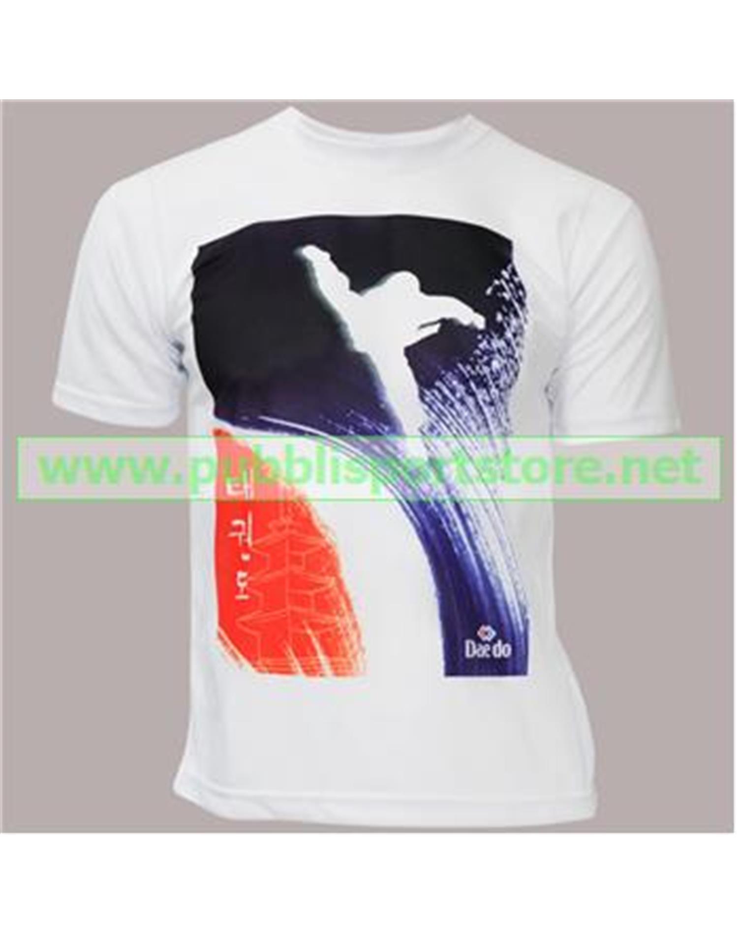 Dae Do T-shirt Pagoda Bianco (XL - BIANCO)